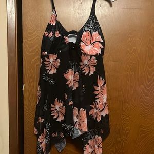 Brand new never worn sheer tanking swimsuit